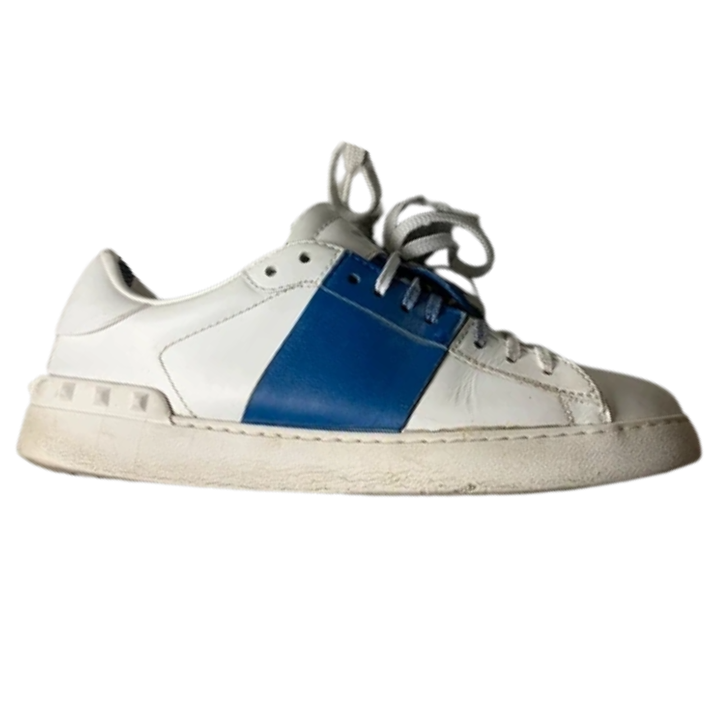 Valentino Garavani Open Sneakers (White Navy)