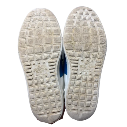 Valentino Garavani Open Sneakers (White Navy)