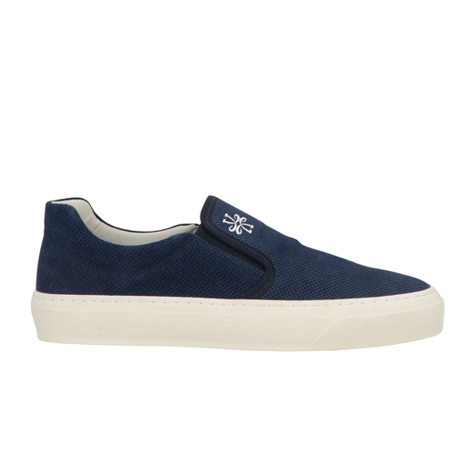 Jacob Cohën Slip On Sneakers (Navy) (New)