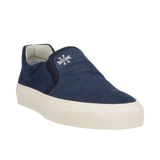Jacob Cohën Slip On Sneakers (Navy) (New)