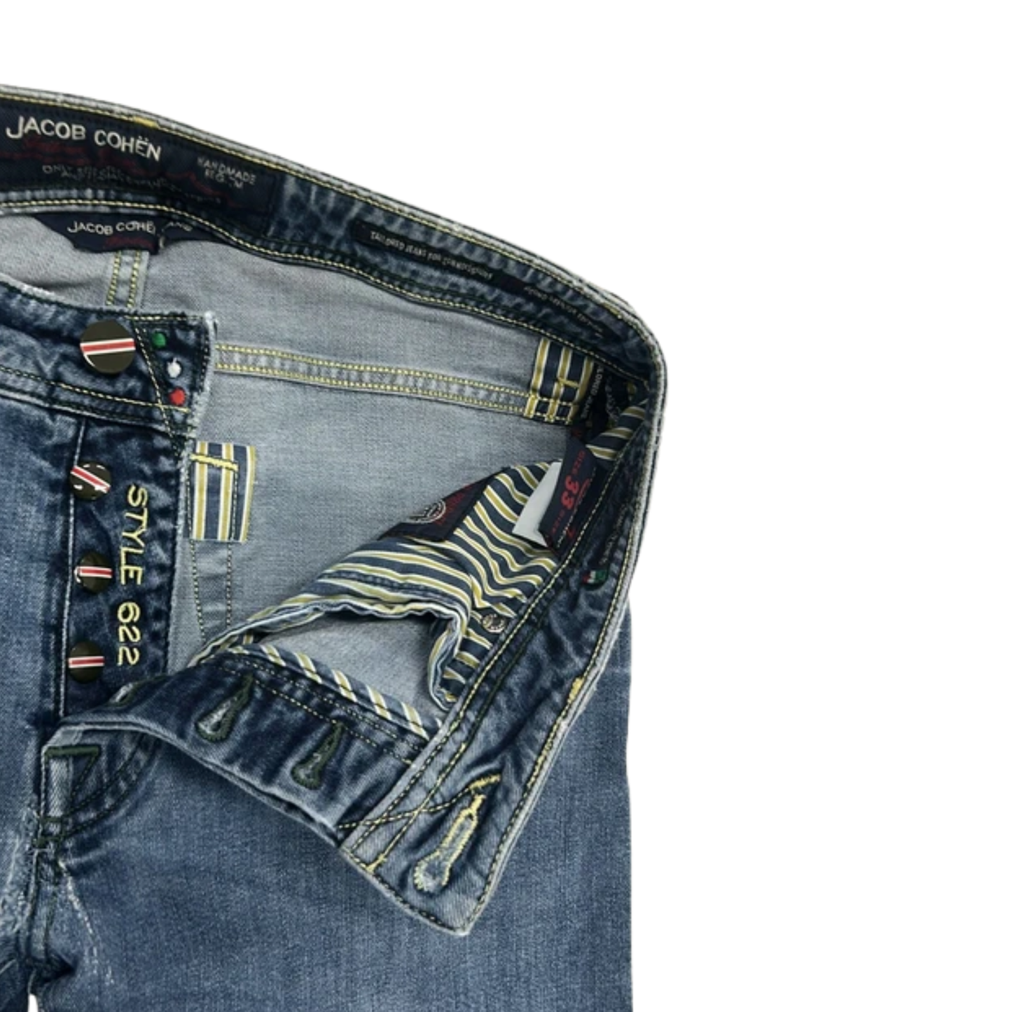 Jacob Cohën 622 Slim Fit Jeans (Blue)