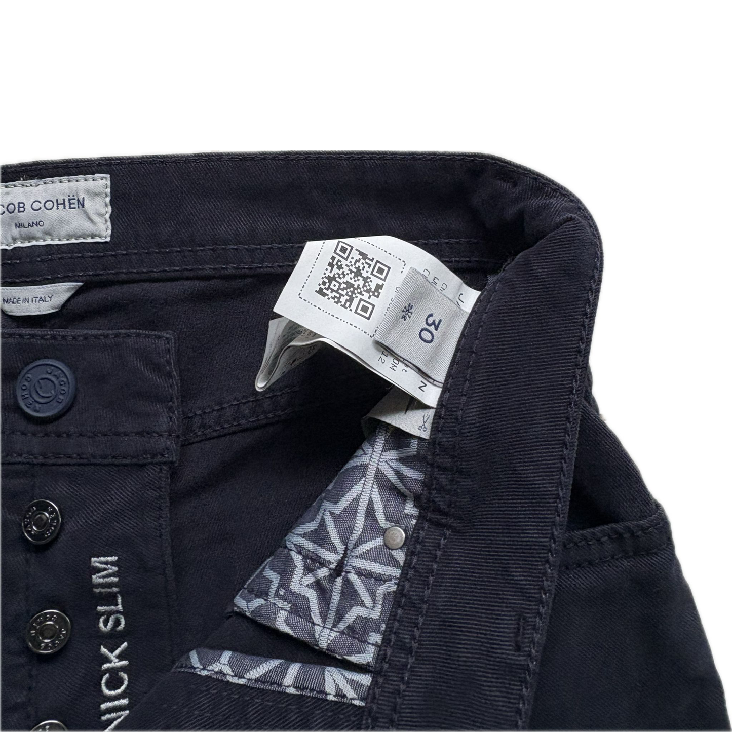 Jacob Cohën Nick Slim Fit Jeans (Black) (New)