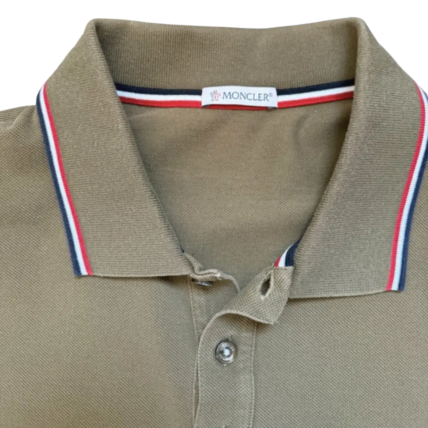 Moncler Maglia Polo Shirt (Khaki)
