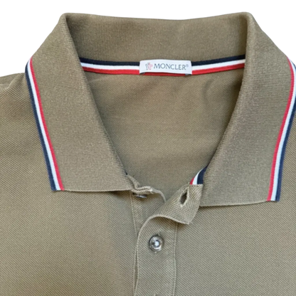 Moncler Maglia Polo Shirt (Khaki)