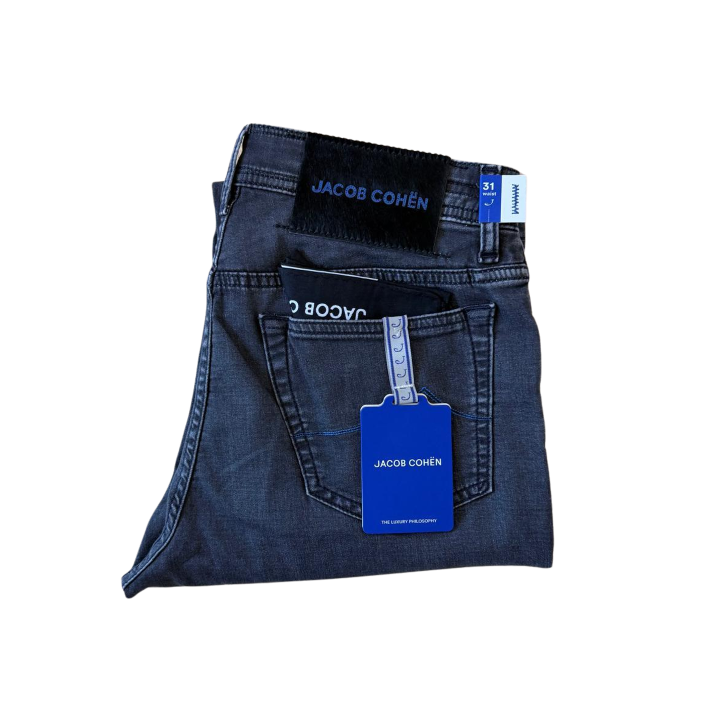 Jacob Cohën Bard Slim Fit Jeans (Black) (New)