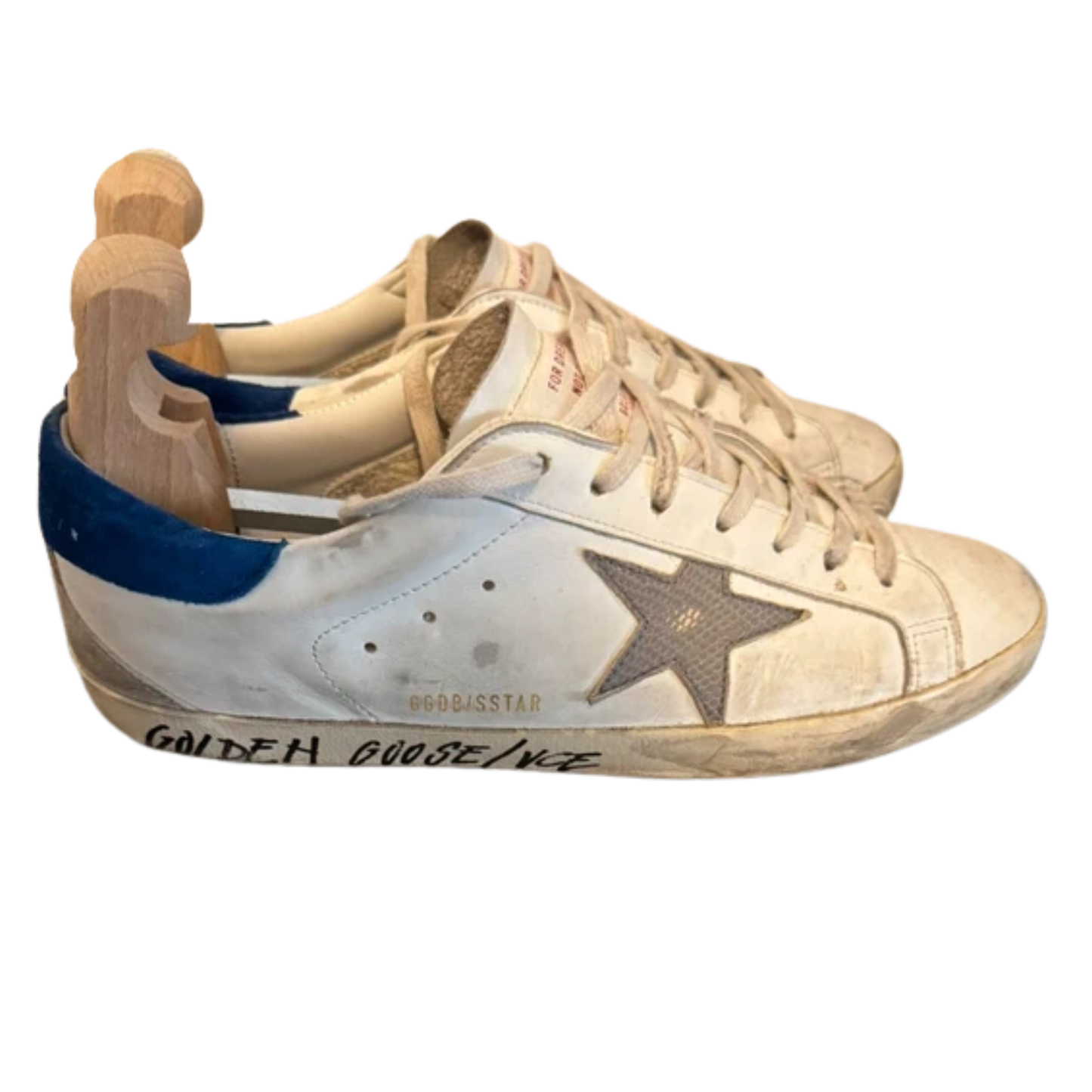 Golden Goose Superstar Sneakers (White)