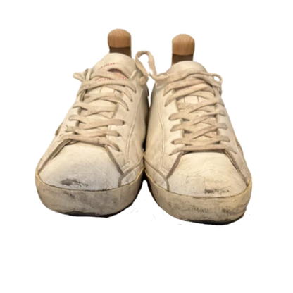 Golden Goose Superstar Sneakers (White)