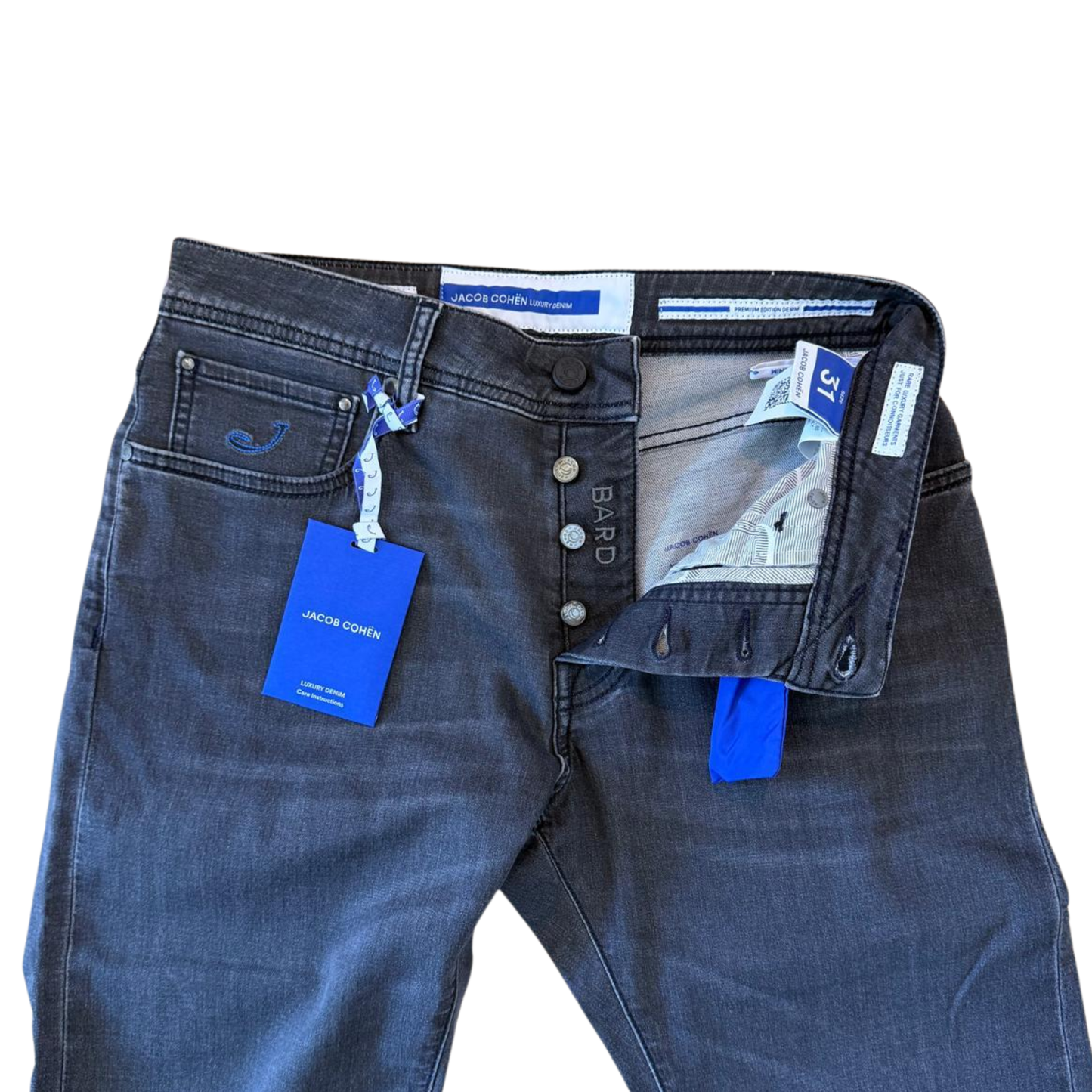 Jacob Cohën Bard Slim Fit Jeans (Black) (New)