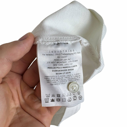 Moncler Maglia Polo Shirt (White)