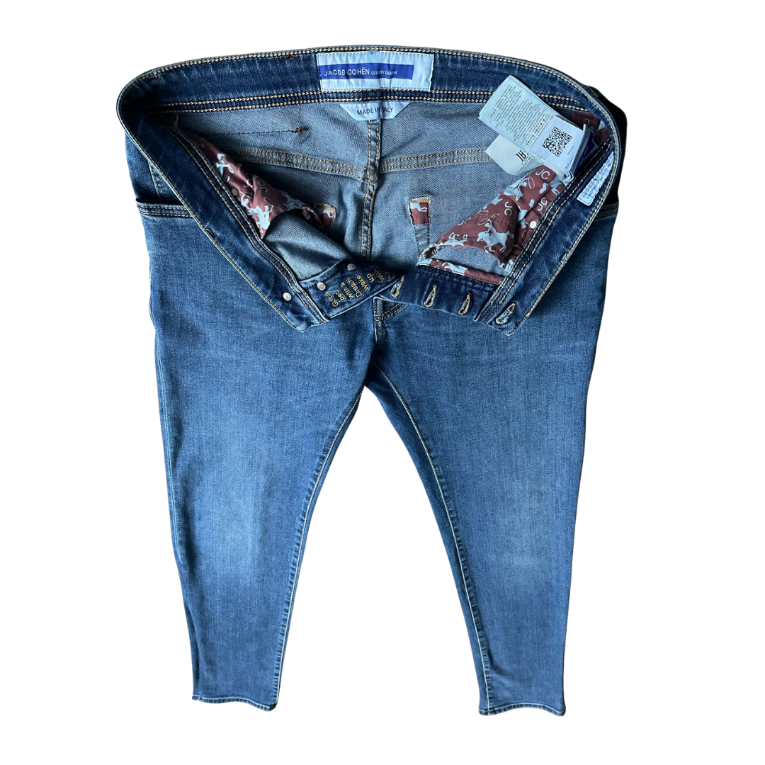 Jacob Cohën Nick Slim Fit Jeans (Navy)