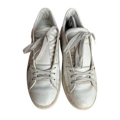 Valentino Garavani Open VLTN Sneakers (White Black) (Womens)