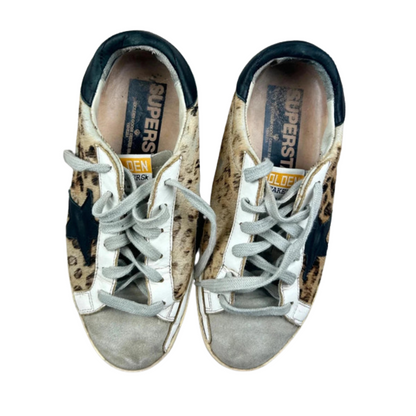Golden Goose Superstar Sneakers (Leopard Print) (Women's)