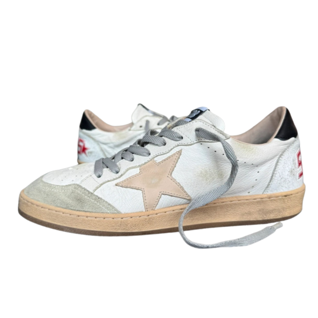 Golden Goose Ballstar Sneakers (White Black)