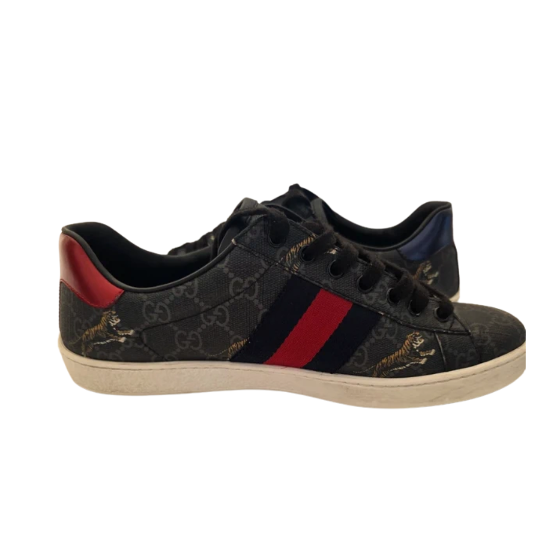 Gucci Ace Sneakers (Black)
