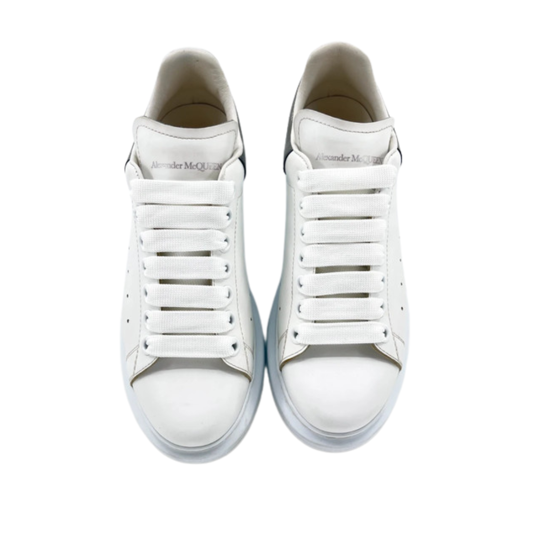 Alexander Mcqueen Sneakers (White Silver) (Womens)
