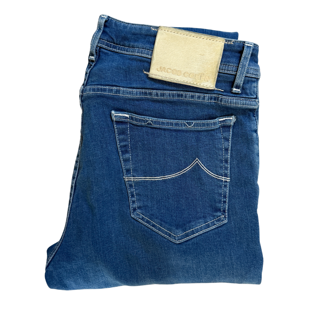 Jacob Cohën Bard Slim fit Jeans (Navy Blue)