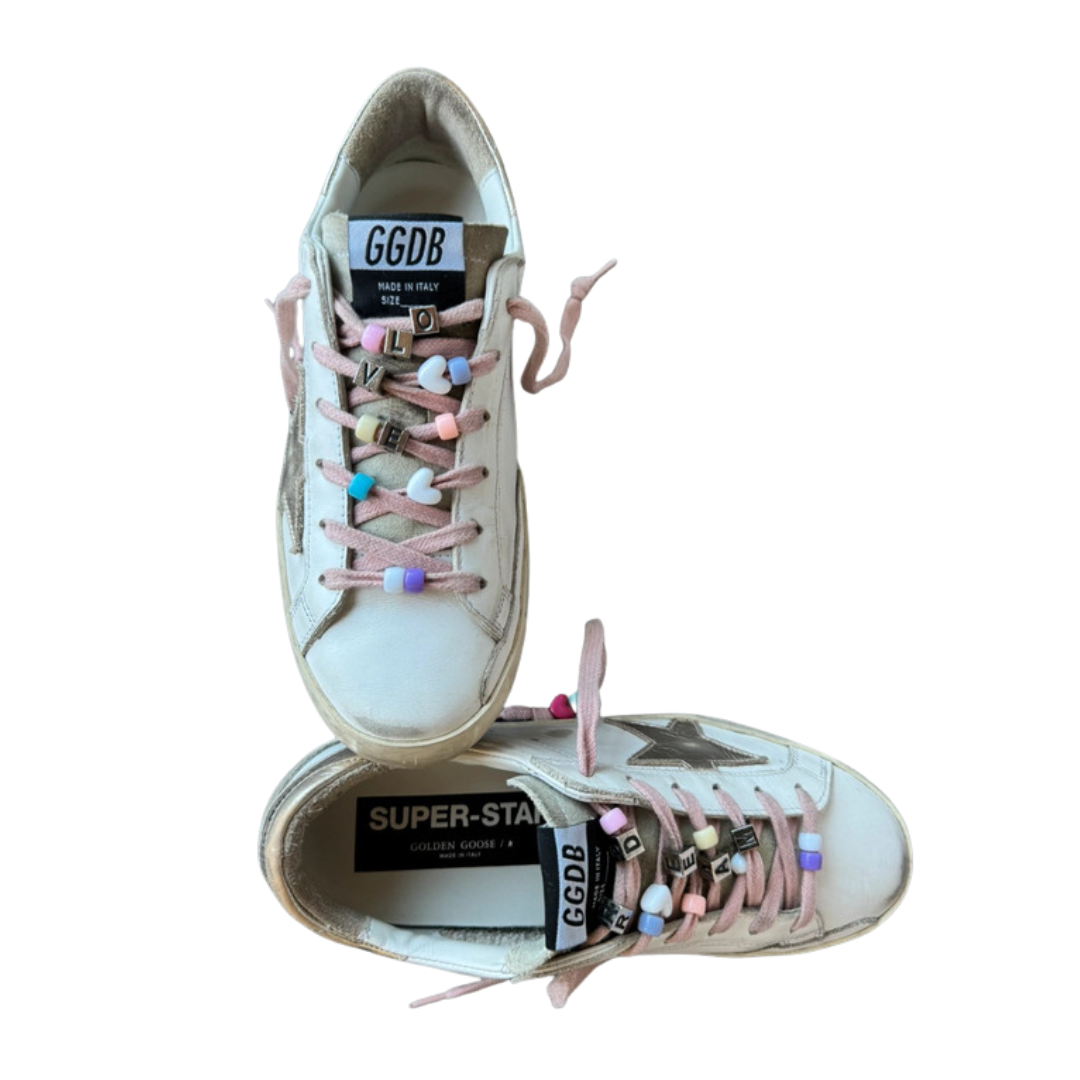 Golden Goose Super-Star (White Gold)