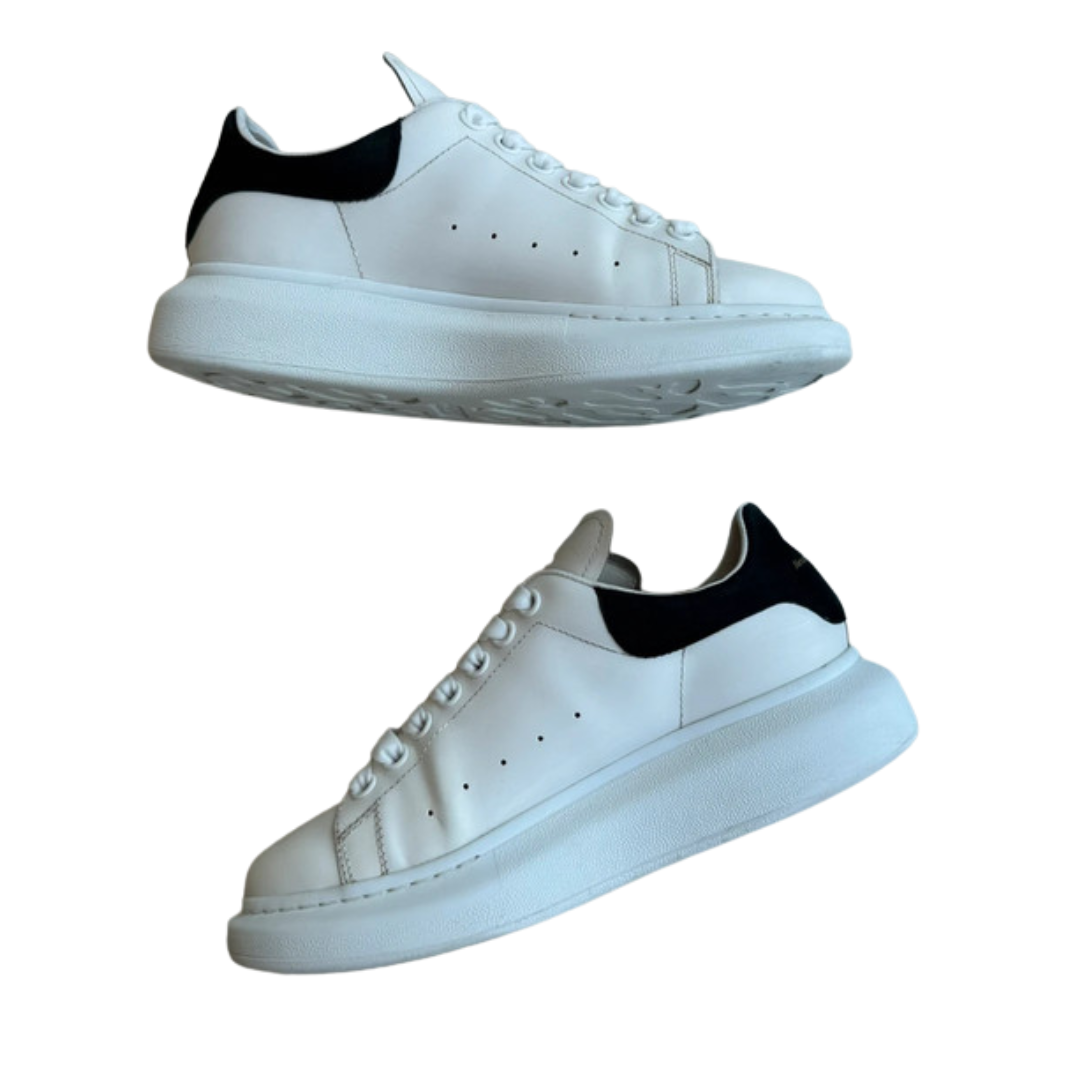 Alexander Mcqueen Sneakers (White Black) (Womens)