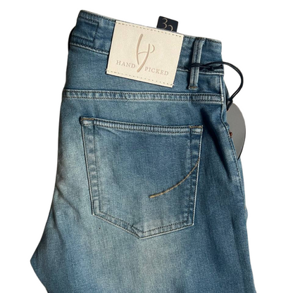 Handpicked Orvieto Slim Fit Jeans (Blue) (New)
