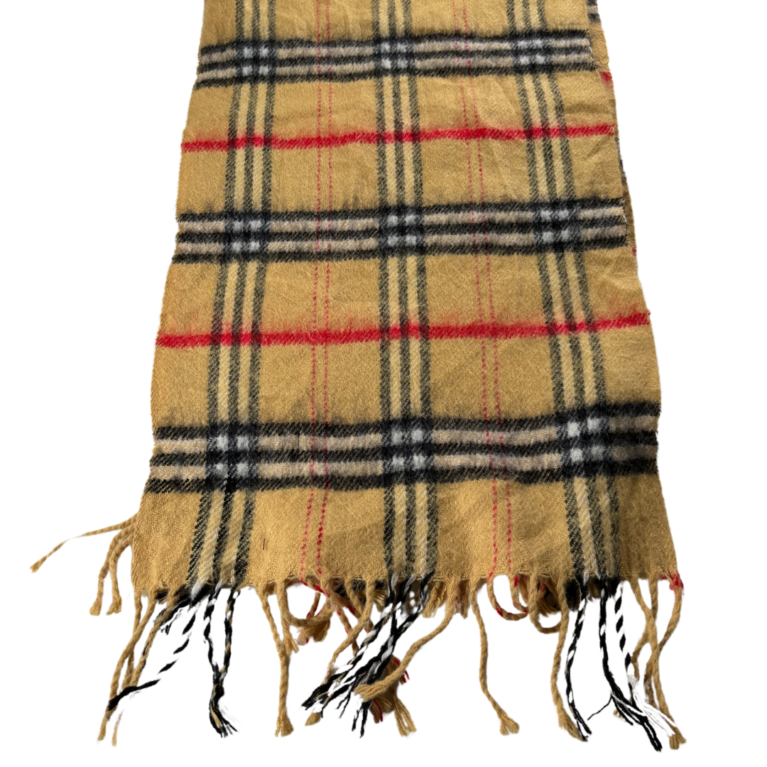 Burberry Scarf (Light Beige) (Vintage)