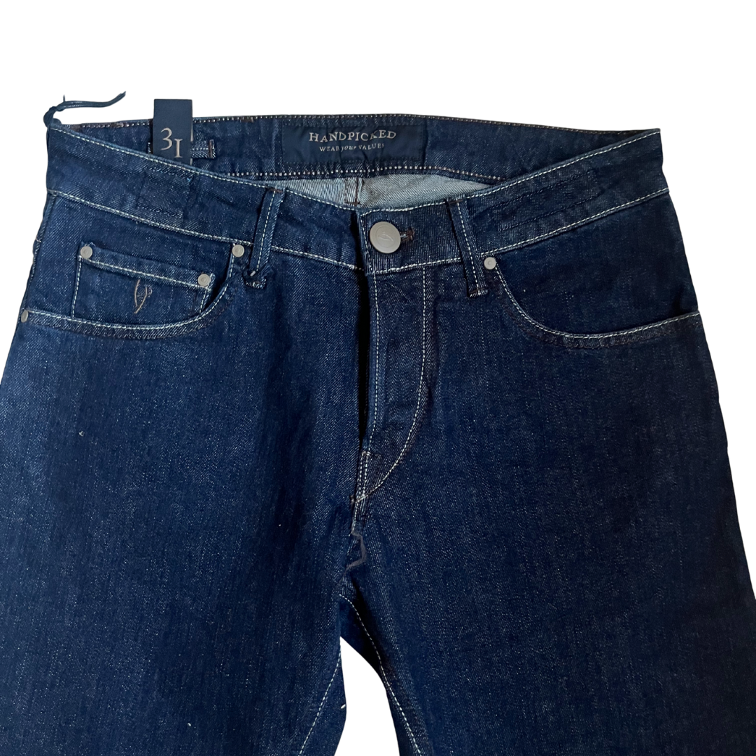 Handpicked Orvieto Slim Fit Jeans (Navy) (New)