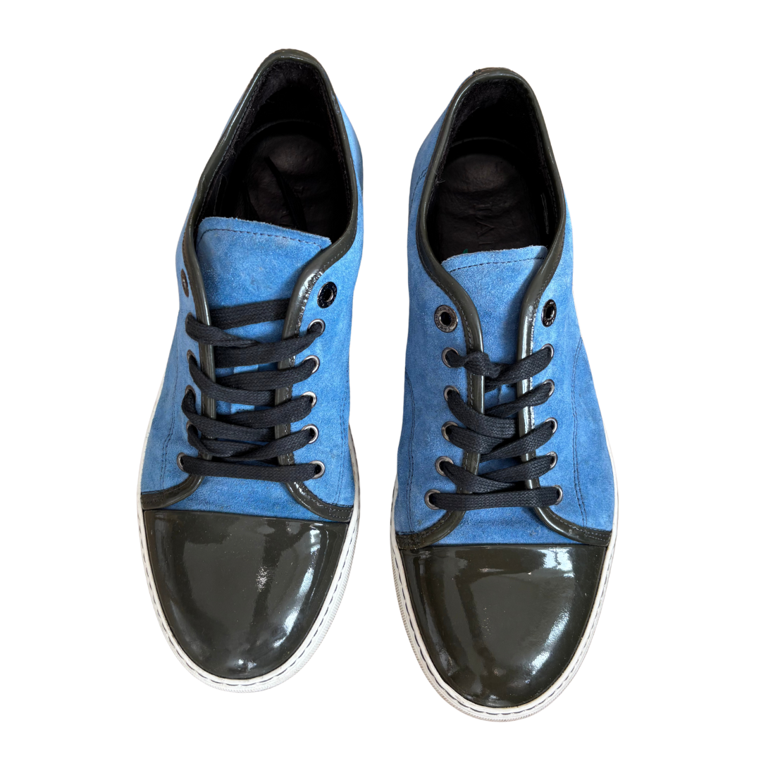 Lanvin Cap Toe Sneakers (Blue)