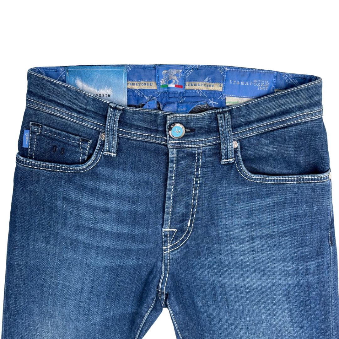 Tramarossa Giotto Slim-fit Jeans (Navy)