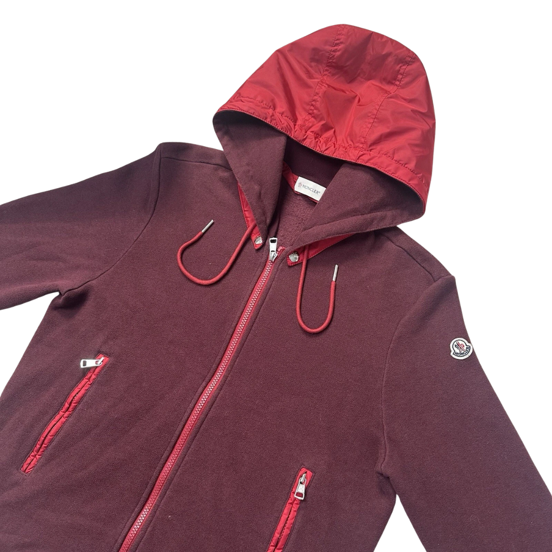 Moncler Maglia Cardigan Jacket (Burgundy)
