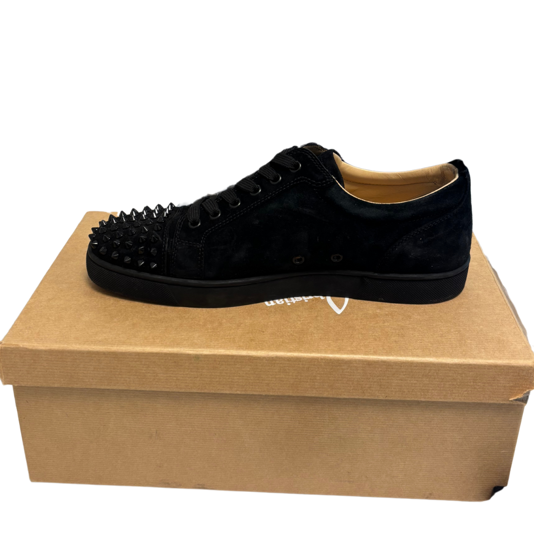 Christian Louboutin Louis Junior Spike Sneakers (Black)