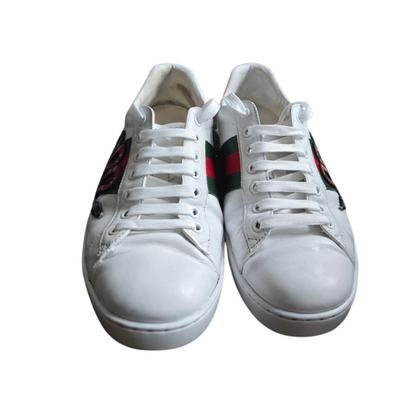 Gucci Ace Sneakers (White)