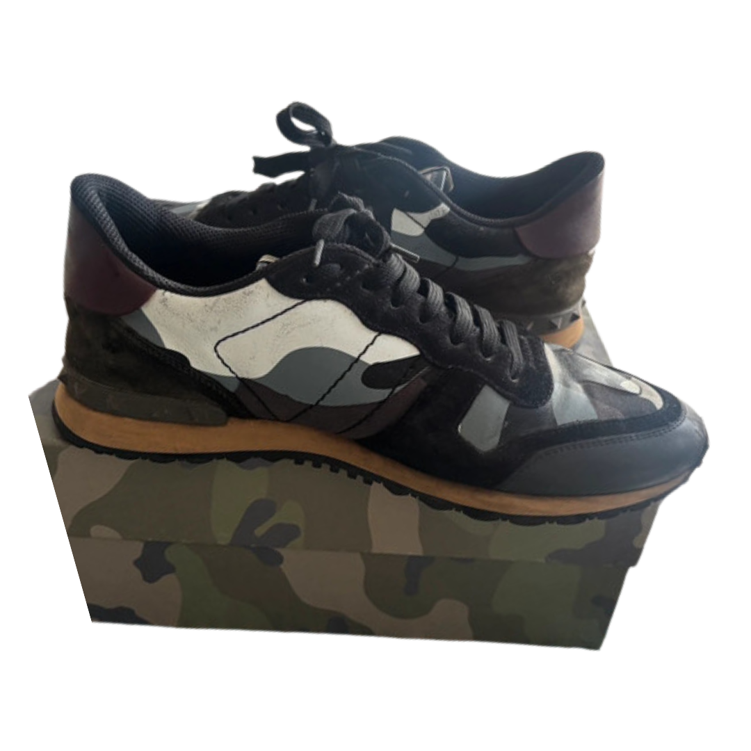 Valentino Garavani Rockrunner Sneakers (Black Camo)
