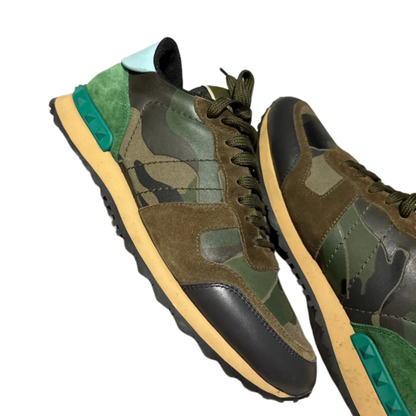 Valentino Garavani Rockrunner Sneakers (Khaki)