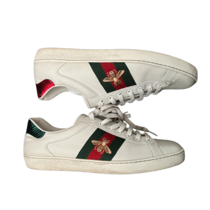 Gucci Ace Sneakers (White)