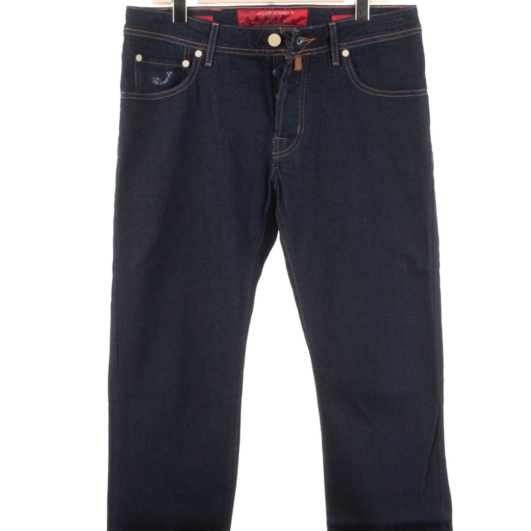 Jacob Cohën 622 Slim Fit Jeans (Navy) (New)