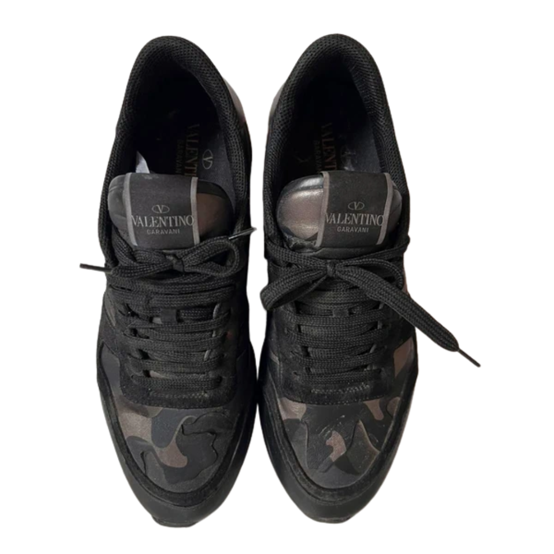 Valentino Garavani Rockrunner Sneakers (Black)