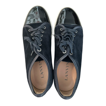 Lanvin Cap Toe Sneakers (Navy)