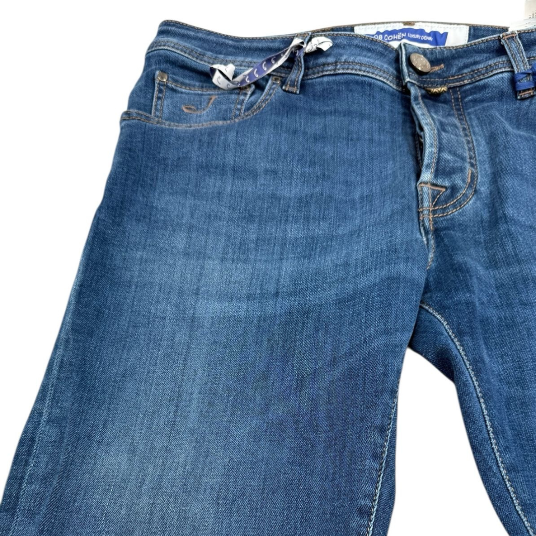Jacob Cohën Nick Slim Fit Jeans (Navy) (New)