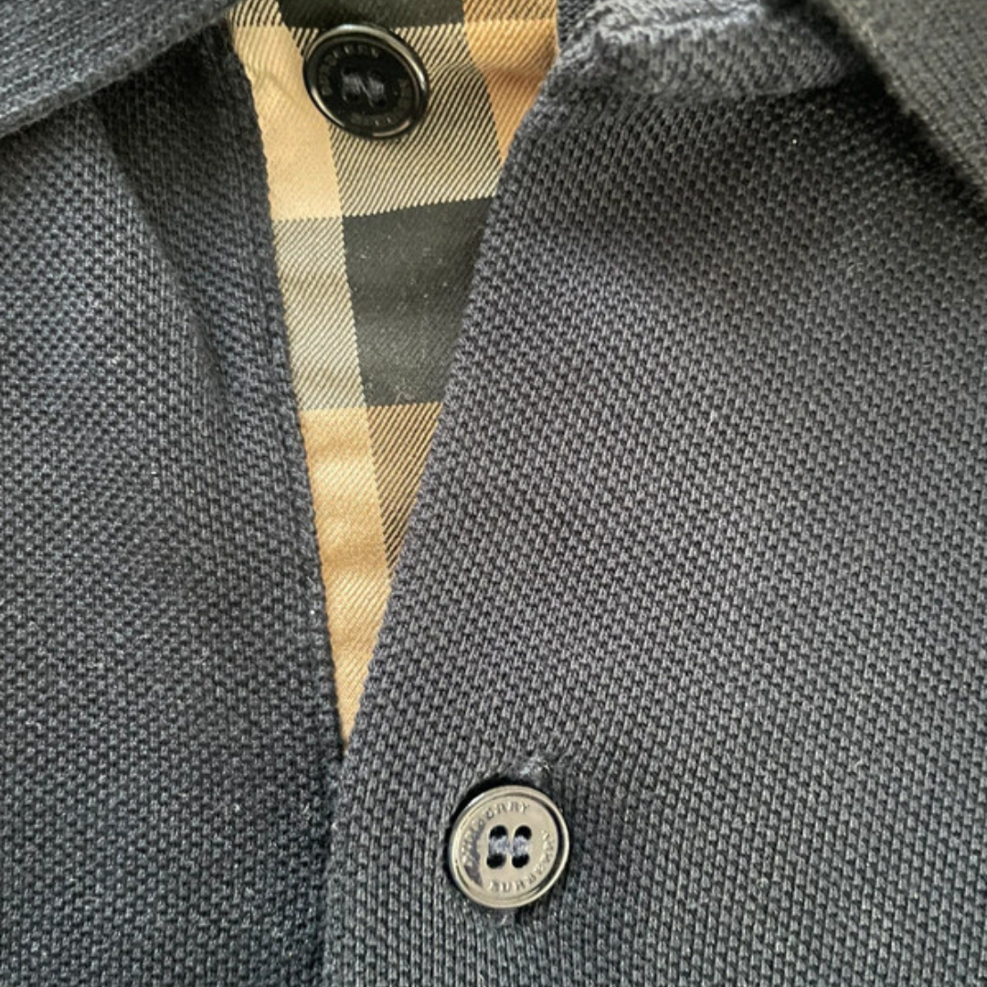 Burberry Polo Shirt (Navy)