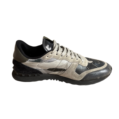 Valentino Garavani Rockrunner Sneakers (Dark Grey)