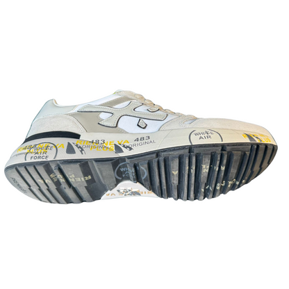 Premiata NOUS 6655 Sneakers (White Grey) (New)