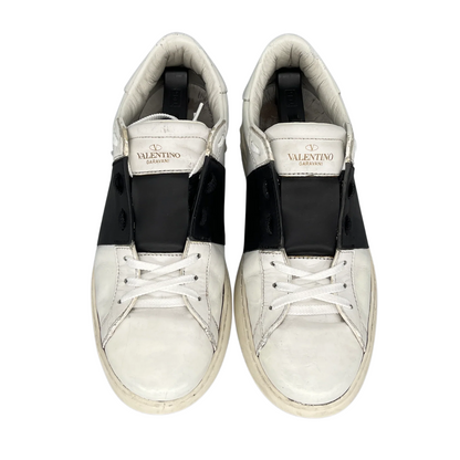 Valentino Garavani Open Sneakers (White Black)
