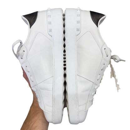 Valentino Garavani Rockstud VLTN Open Sneakers (White)