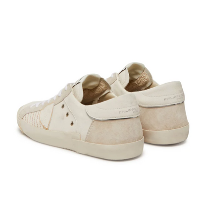 Philippe Model PRSX Sneakers (Blanc Beige) (New)