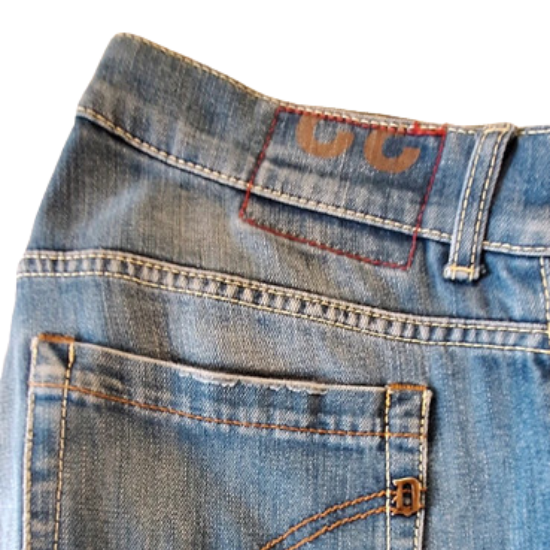 Dondup George Distressed Skinny Fit Jeans (Blue)