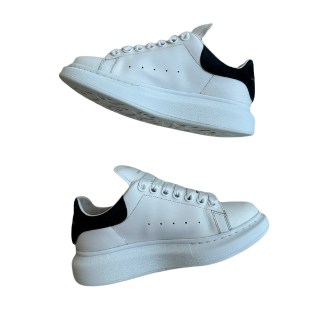 Alexander Mcqueen Sneakers (White Black) (Womens)