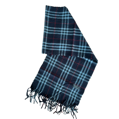 Burberry Scarf (Navy) (Vintage)