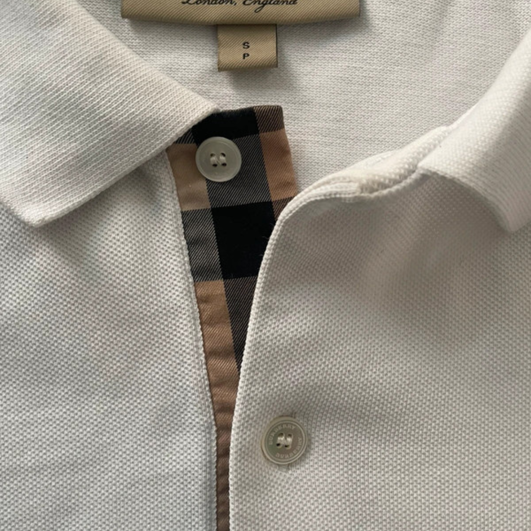 Burberry Polo Shirt (White)