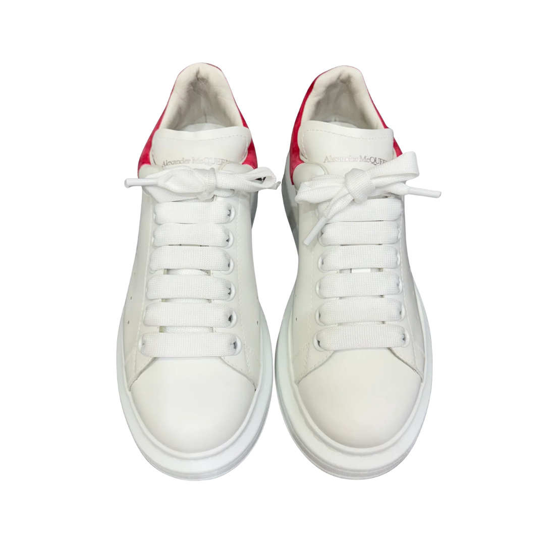 Alexander Mcqueen Sneakers (White Pink) (Women's)