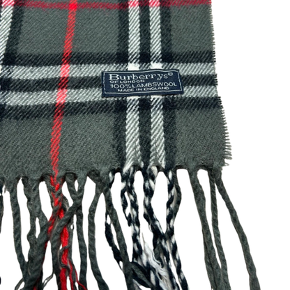 Burberry Scarf (Dark Grey) (Vintage)