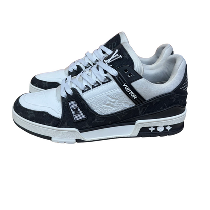 Louis Vuitton Trainer Sneakers (White Black)